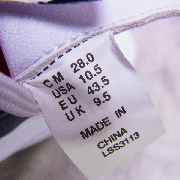 実際に弊社で買取させて頂いたLOTTO/ロット FUERZAPURA L 100 FG サッカー スパイク/LSS3113/.WHT/NVY/28の画像 5枚目