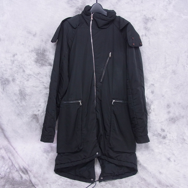 実際に弊社で買取させて頂いたDIESEL BLACK GOLD/ディーゼル ロングジャケット ブラック/44