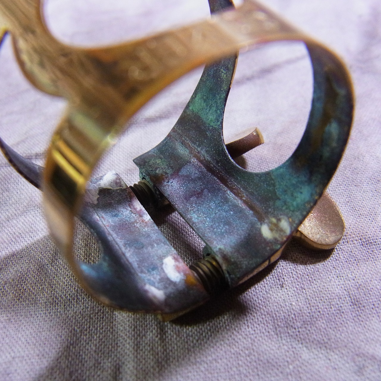 実際に弊社で買取させて頂いた中古 SELMER/セルマー テナーサックス用マウスピース S80 C★の画像 5枚目