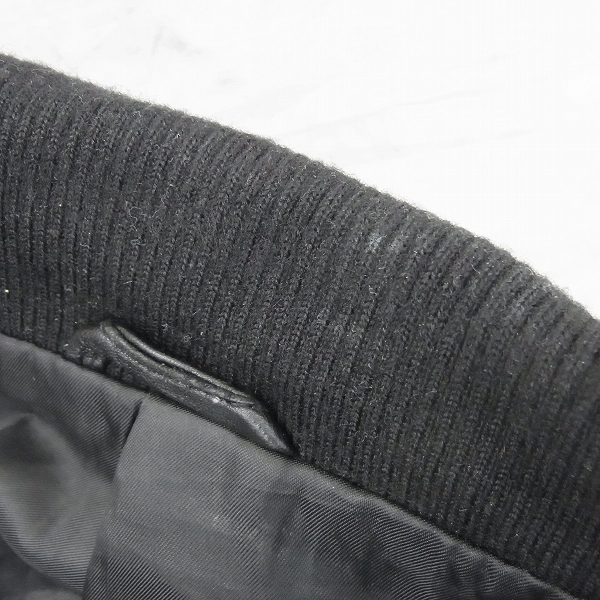 実際に弊社で買取させて頂いたSHIPS JET BLUE/シップスジェットブルー シープレザー シングルライダース/M の画像 5枚目