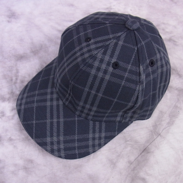実際に弊社で買取させて頂いたBURBERRY LONDON BLUE LABEL/バーバリー タータンチェック キャップ 2点セットの画像 1枚目
