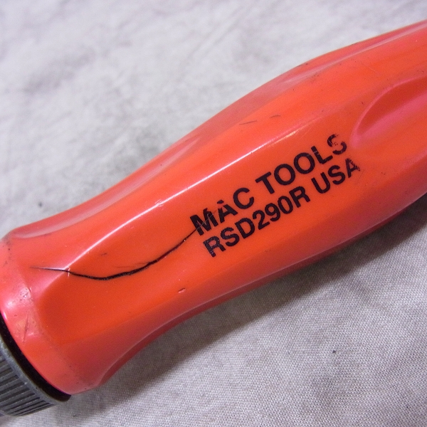 実際に弊社で買取させて頂いたMAC TOOLS/マックツールズ ラチェットドライバー RSD290Rの画像 2枚目