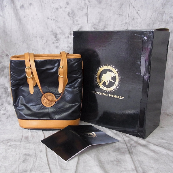 実際に弊社で買取させて頂いたHUNTING WORLD/ハンティングワールド　バチュークロス ショルダーバッグの画像 9枚目