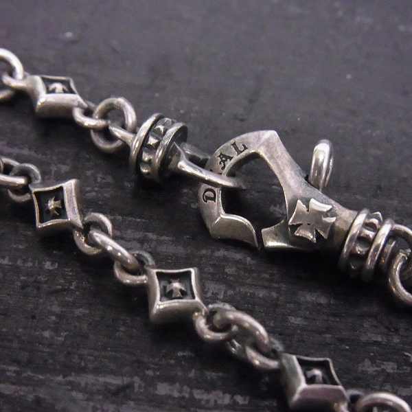 実際に弊社で買取させて頂いたDEAL DESIGN/ディールデザイン タイニークロススタズ チェーン M 45㎝の画像 2枚目