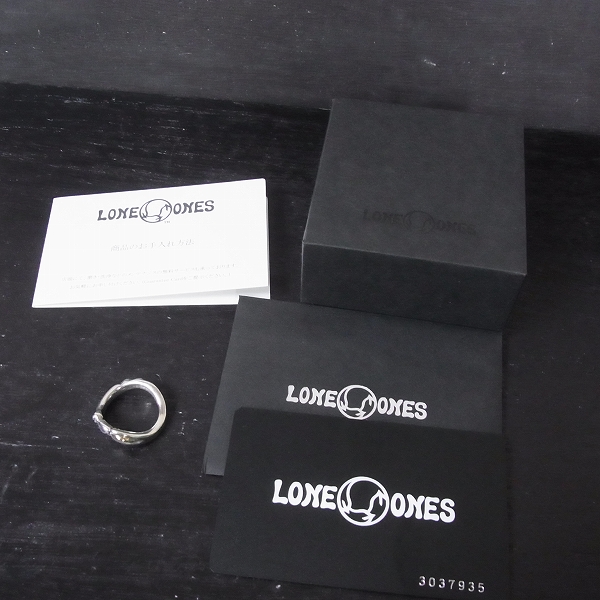 実際に弊社で買取させて頂いた[証明書有]LONEONES/ロンワンズ インフィニティリングw/ゴールドアイズ 14号の画像 6枚目