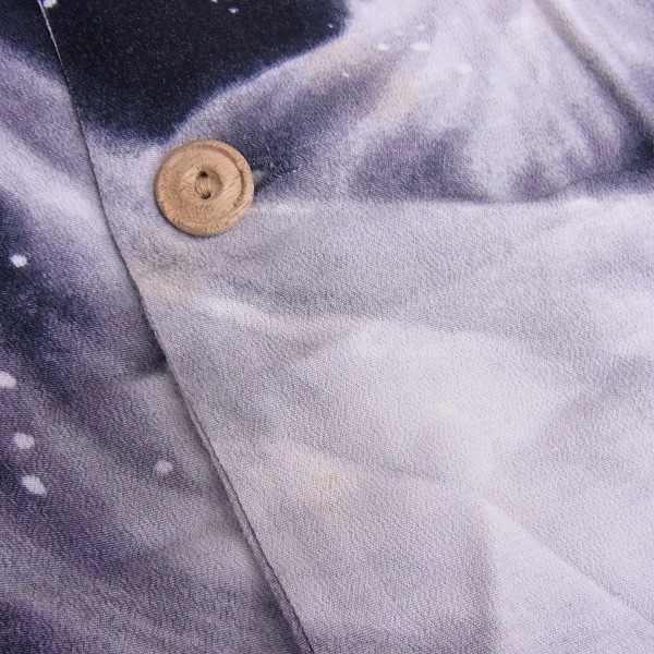 実際に弊社で買取させて頂いたDENIME/ドゥニーム 和柄 怒仁無 アロハシャツ レーヨン 半袖/S 2点セットの画像 6枚目