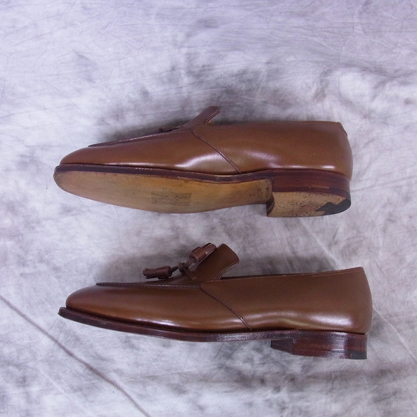 実際に弊社で買取させて頂いたJOHN LOBB/ジョンロブ COLUMBO タッセルローファー シューツリー付 6Eの画像 3枚目