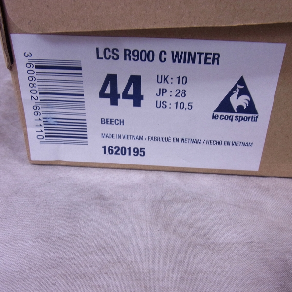 実際に弊社で買取させて頂いた【未使用】LECOQSPORTIF/ルコックスポルティフ  LCS R900 C WINTER ランナー900 1620195/28の画像 7枚目
