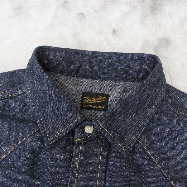 TENDERLOIN/テンダーロイン T-SADDLEMAN DENIM SHT デニムウエスタンシャツ Lの買取実績 - ブランド買取専門店リアクロ