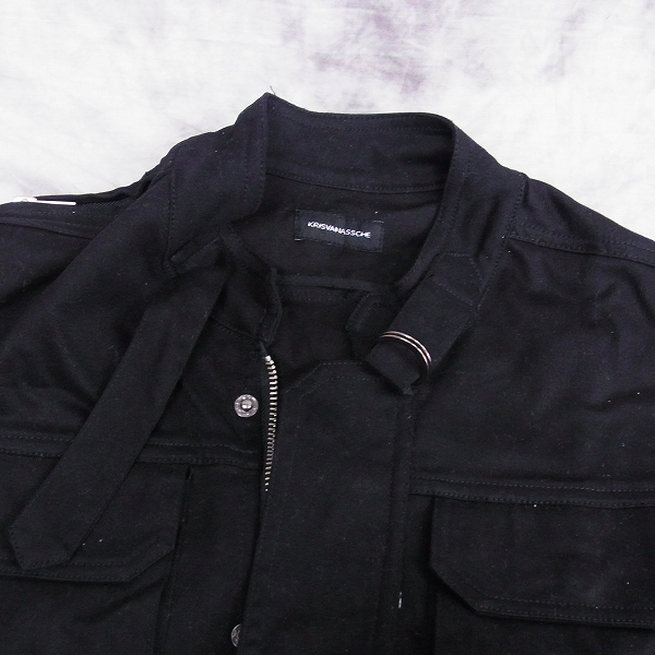 実際に弊社で買取させて頂いたKRISVANASSCHE/クリスヴァンアッシュ ミリタリーベスト/ジレ Mの画像 5枚目