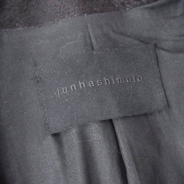 実際に弊社で買取させて頂いたjunhashimoto/ジュンハシモト レザー トラックジャケット/2の画像 2枚目