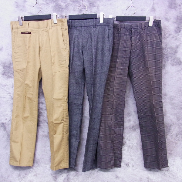実際に弊社で買取させて頂いたEDIFICE/SHIPS/ユナイテッドアローズ等パンツ 6点セットの画像 1枚目