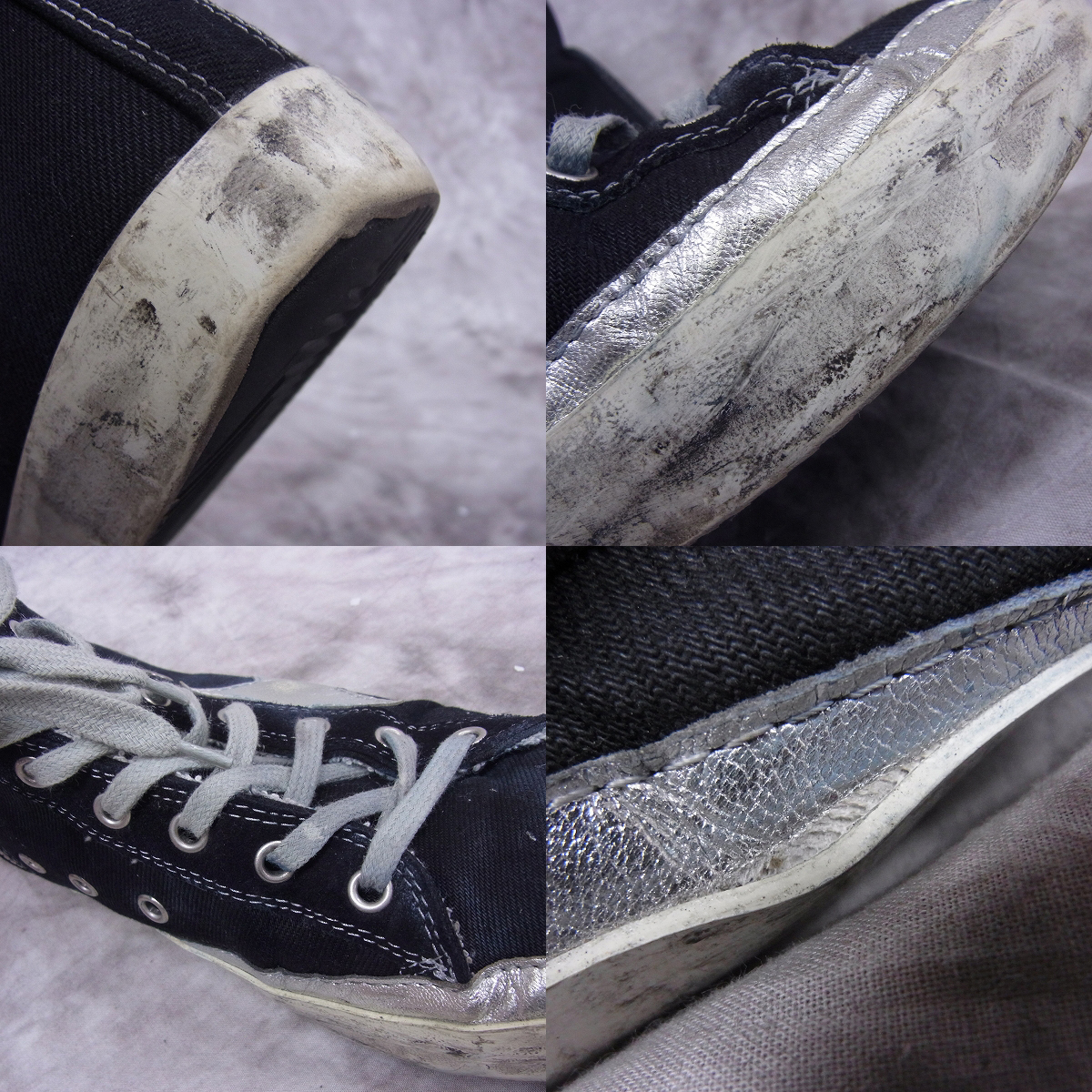 実際に弊社で買取させて頂いたGolden Goose/ゴールデングース FRANCY ハイカット スニーカー/41の画像 6枚目