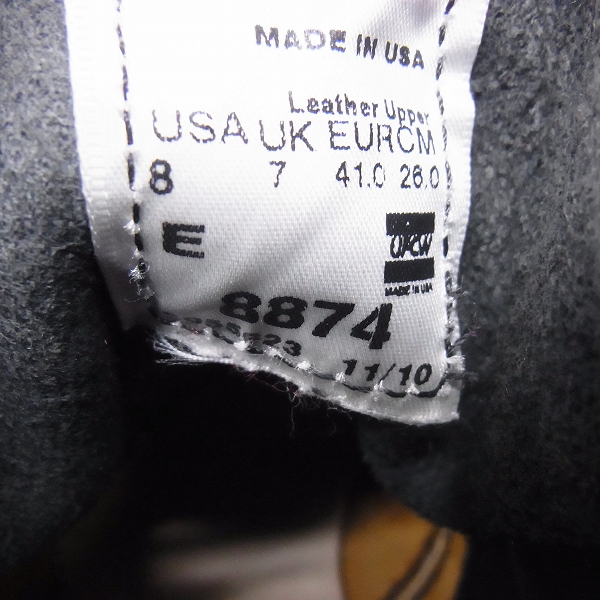 USA 9 1/2】RED WING 8874 スエード ワークブーツ USA RED WING/レッド