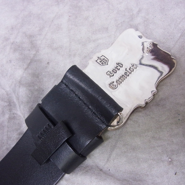 実際に弊社で買取させて頂いた【定価51万↑↑】Lord Camelot/ロードキャメロット　ロイヤルシルバーコンビ クロスモチーフ ストーンセット バックルベルト LC-B001の画像 2枚目