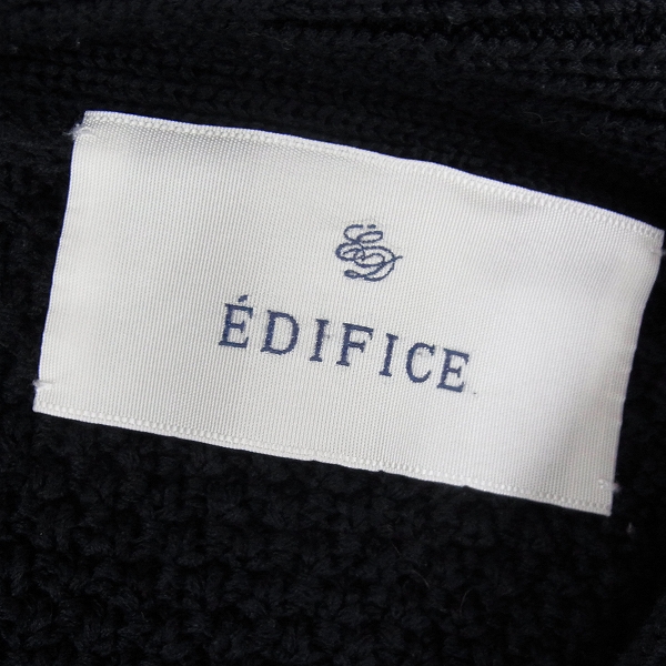 実際に弊社で買取させて頂いたEDIFICE/TOMORROWLAND ショールカラーカーディガン/ニット/セーター 46/48/M 3点セットの画像 2枚目