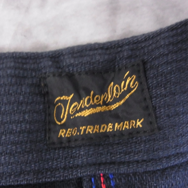 TENDERLOIN/テンダーロイン シンチバックコーデュロイパンツ ネイビー