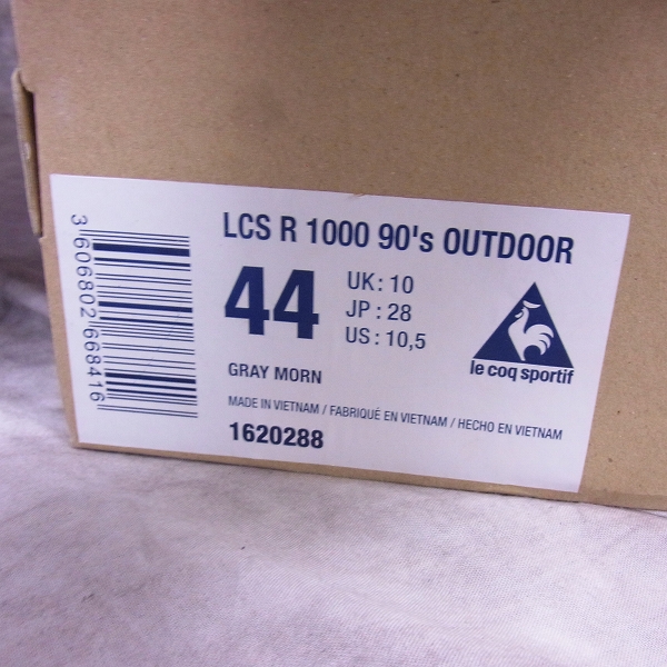 実際に弊社で買取させて頂いた【未使用】LECOQSPORTIF/ルコックスポルティフ LCS R 1000 90's OUTDOOR ランナー1000 1620288 28.0の画像 7枚目