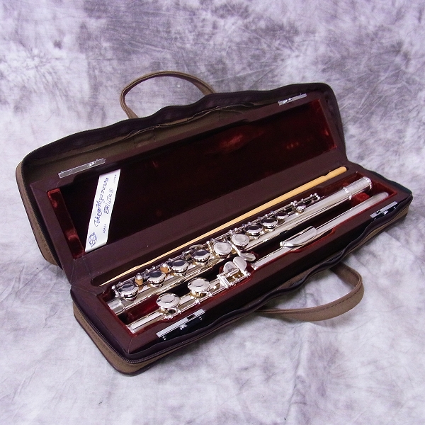 実際に弊社で買取させて頂いたMIYAZAWA FLUTE MS-70S ミヤザワ フルート A:442 