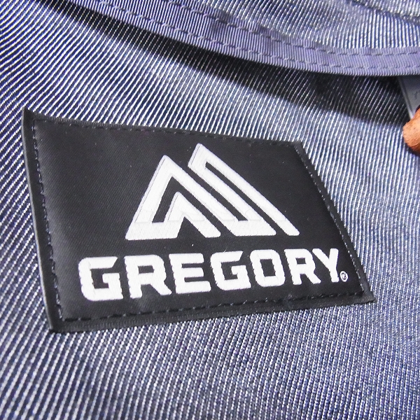 実際に弊社で買取させて頂いたGREGORY/グレゴリー デイパック/バックパック デニムブルーの画像 6枚目