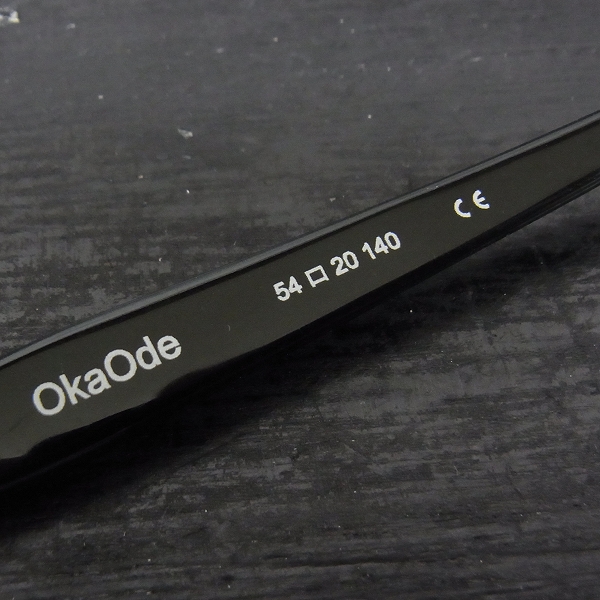 実際に弊社で買取させて頂いたLess than human/レスザンヒューマン  OkaOde マカオデ  1010Limited メガネフレーム/フルリムの画像 4枚目