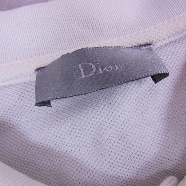 実際に弊社で買取させて頂いたDIOR HOMME/ディオールオム BEE刺繍 ポロシャツ 44の画像 2枚目