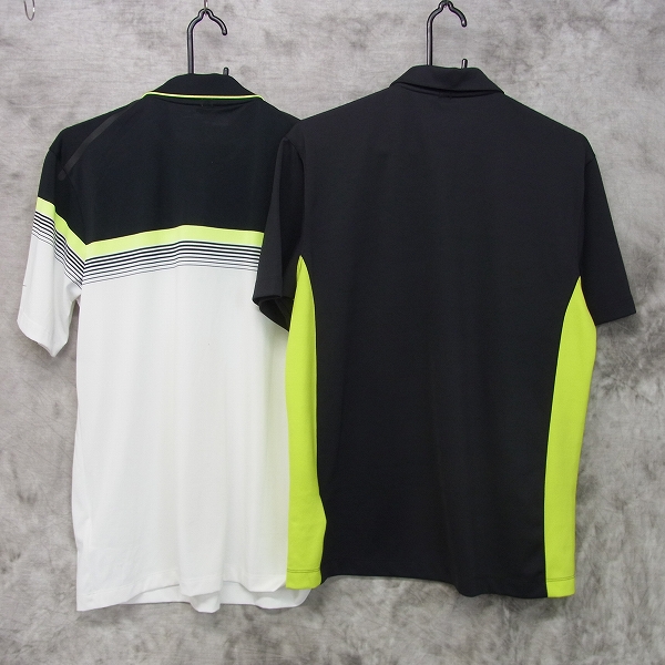 実際に弊社で買取させて頂いたNIKE GOLF DRI-FIT ドライフィット 半袖ポロシャツ Lサイズ 2点セット/メンズの画像 1枚目