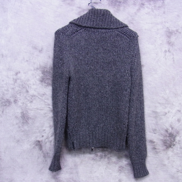 実際に弊社で買取させて頂いたDIESEL BLACK GOLD/ディーゼル アルパカ ジップアップニット/Sの画像 1枚目