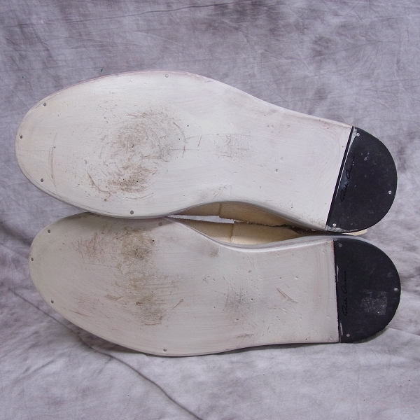 実際に弊社で買取させて頂いたRICK OWENS/リックオウエンス 13SS ダブルファスナー/ジップ スエードブーツ/43の画像 2枚目