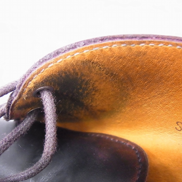 実際に弊社で買取させて頂いたGRENSON/グレンソン レザーチャッカブーツ/7.5Dの画像 7枚目