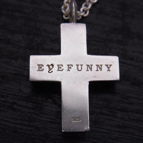 実際に弊社で買取させて頂いたEYEFUNNY/アイファニー クロスペンダントw1ダイヤの画像 2枚目