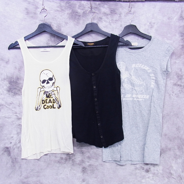 実際に弊社で買取させて頂いたDIESEL/DIESEL BLACK GOLD タンクトップ/ノースリーブシャツ/ワンピース XS 6点セットの画像 2枚目