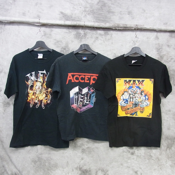 実際に弊社で買取させて頂いたAnthrax/MOTLEY CRUE/MFC等 バンドTシャツ S/M 6点セットの画像 2枚目