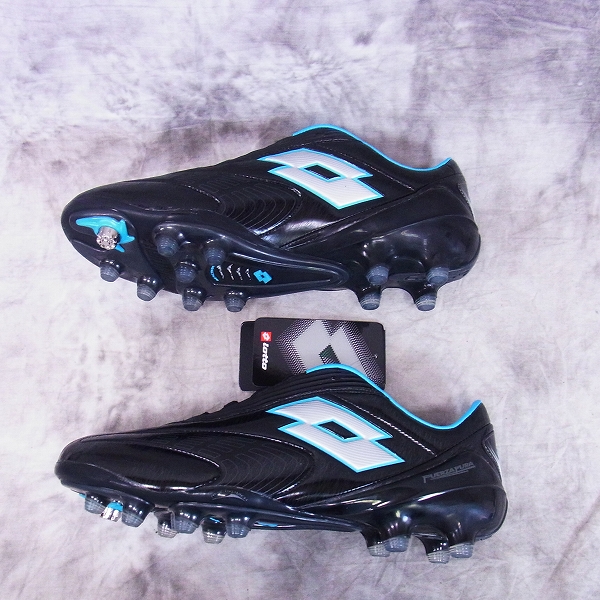 実際に弊社で買取させて頂いたLOTTO/ロット FUERZAPURA L 100 FG サッカー スパイク/LSS3113/BLK/SLV/28の画像 3枚目