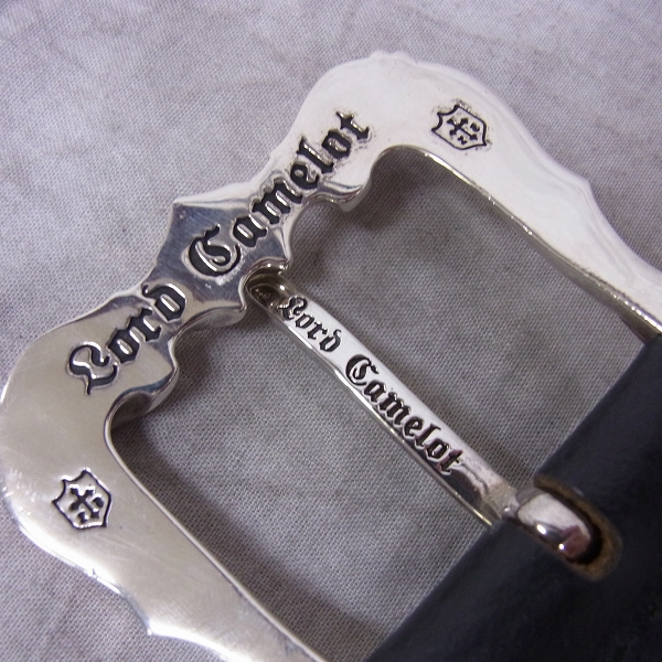 実際に弊社で買取させて頂いた【定価48万↑↑】Lord Camelot/ロードキャメロット　ロイヤルシルバーコンビ クロスモチーフ バックルベルト LC-B002の画像 7枚目