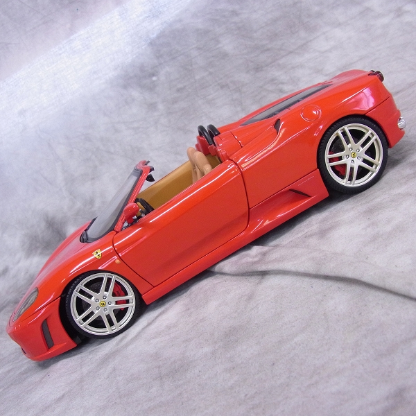 実際に弊社で買取させて頂いたHotWheels/ホットウィール FERRARI/フェラーリ F430 スパイダー 1/18  ミニカーの画像 2枚目