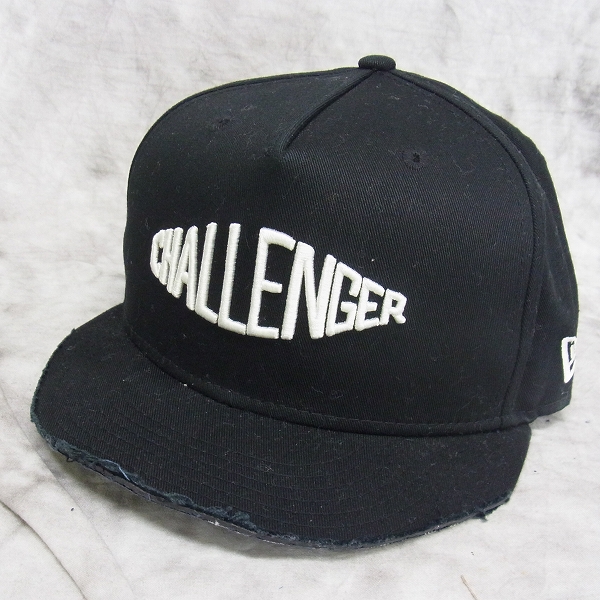 実際に弊社で買取させて頂いたCHALLENGER×NEW ERA/チャレンジャー×ニューエラ ツバ切りキャップ