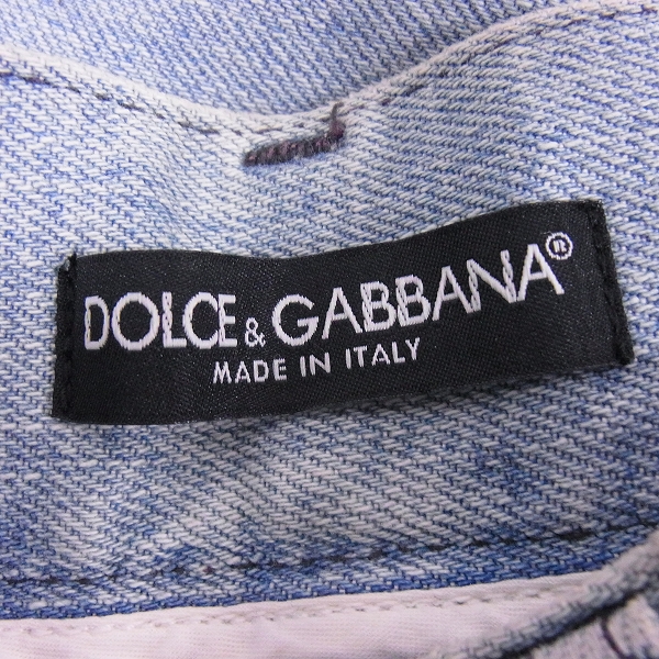 DOLCE&GABBANA/ドルチェ&ガッバーナ ダメージ加工デニムパンツ G3XBTD