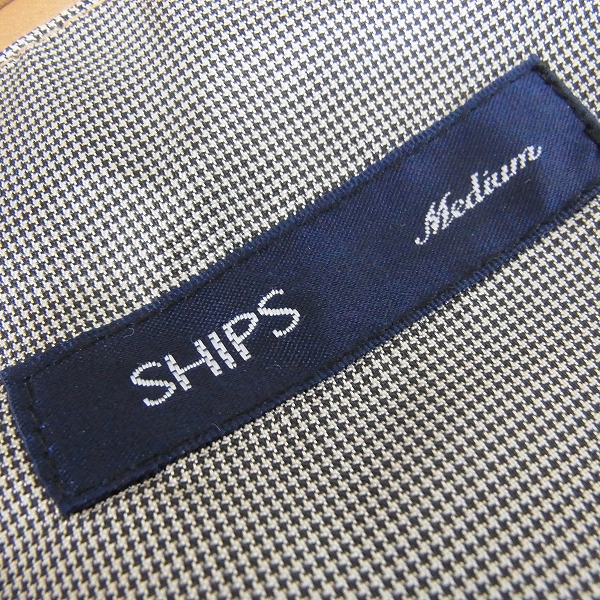 実際に弊社で買取させて頂いたSHIPS/シップス シープスキン レザージャケット/Mの画像 3枚目