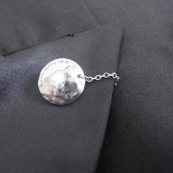 実際に弊社で買取させて頂いたDIESEL BLACK GOLD/ディーゼル 3Bテーラードジャケット 黒/44の画像 6枚目