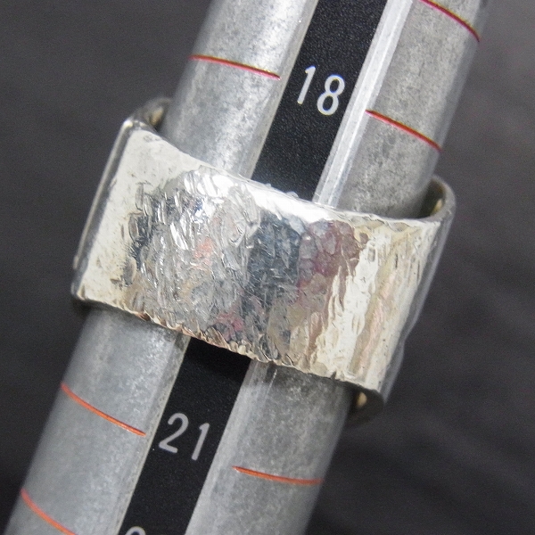 実際に弊社で買取させて頂いたDr MONROE/ドクターモンロー メッセージスカルリング FC-246-SV 18.5～19.5号の画像 7枚目