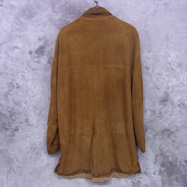 実際に弊社で買取させて頂いたBarneys New York/バーニーズニューヨーク スエードレザーコート イタリア製 52の画像 1枚目