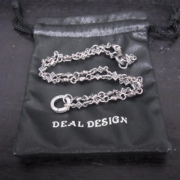 実際に弊社で買取させて頂いたDEAL DESIGN/ディールデザイン タイニークロススタズ チェーン M 45㎝の画像 3枚目