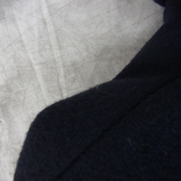 実際に弊社で買取させて頂いたMARKAWARE/マーカウェア 日本製 革袖 レザー切替スタジャン 白黒/2の画像 5枚目