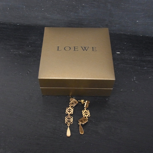 実際に弊社で買取させて頂いたLOEWE/ロエベ スウィングピアス 両耳 2点セットの画像 3枚目