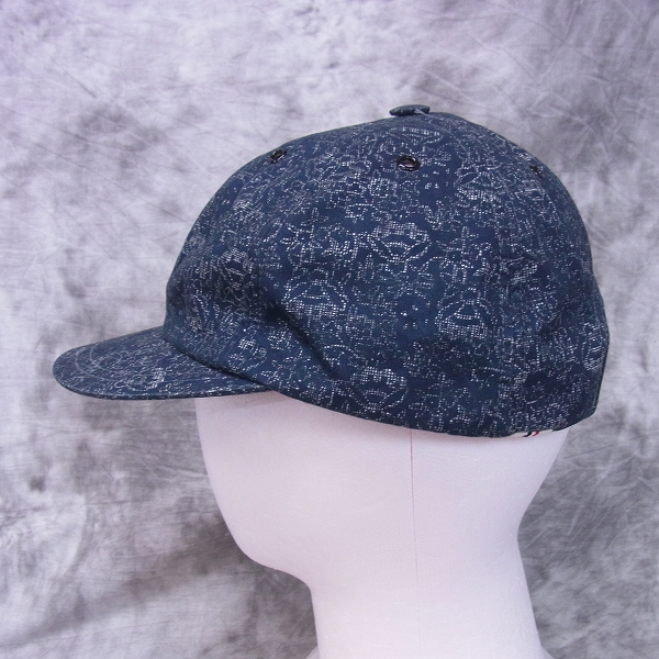 実際に弊社で買取させて頂いたMAISON KITSUNE/メゾンキツネ 総柄 コットンキャップ の画像 2枚目