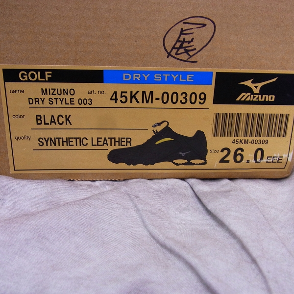 実際に弊社で買取させて頂いたMizuno/ミズノ ゴルフシューズ IGスパイク ドライスタイル003 45KM00309/26の画像 9枚目