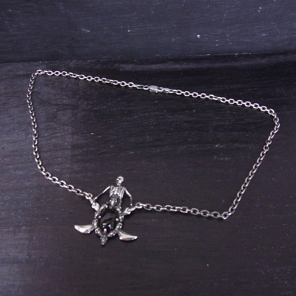 実際に弊社で買取させて頂いたZEKE/ジーク バウンティーハンター スカル/ストーンペンダント チェーン付きの画像 7枚目