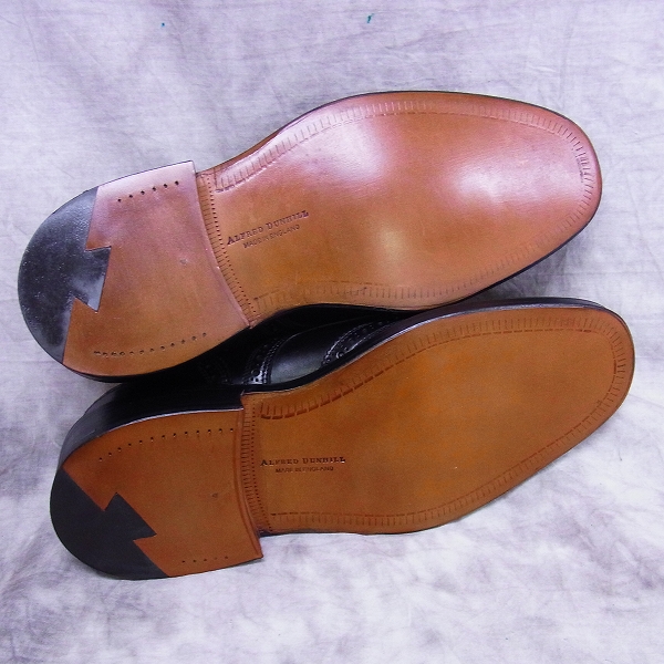実際に弊社で買取させて頂いたALFRED DUNHILL/ダンヒル レザーウィングチップシューズ/6の画像 2枚目