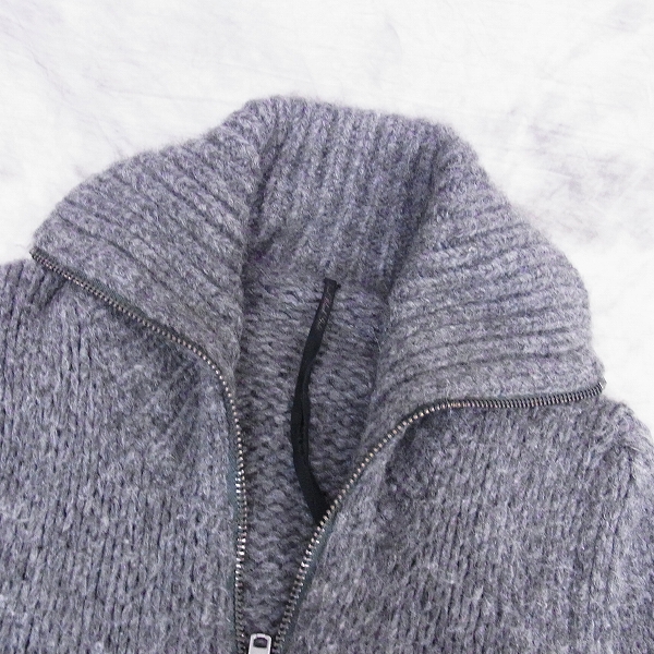 実際に弊社で買取させて頂いたDIESEL BLACK GOLD/ディーゼル アルパカ ジップアップニット/Sの画像 6枚目